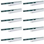 Bajaj 20W Cool Day Light LED Tubelight (Pack Of 10) | LED Tube Light For Home | IR Free | UV Free | Voltage Surge Protection Of 4 KV | Bright & Energy Efficient | White | 1 Yr Warranty