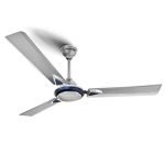 LONGWAY Starlite-1 P1 1200 mm/48 inch Ultra High Speed 3 Blade Anti-Dust Decorative Star Rated Ceiling Fan 2 Years Warranty (Silver Blue, Pack of 1)