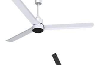 V-Guard Zenair BLDC 1200mm Ceiling Fan| Remote Control |White