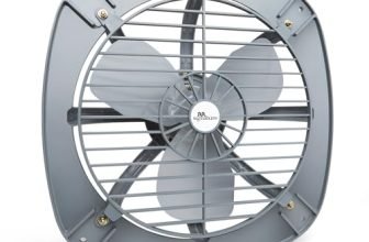 RR Signature Vento Prime 230 MM With Guard Exhaust Fan | Plastic Frame | Metal Blades | 3 Year Warranty (Grey)