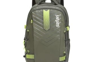 Safari Expand 43L Laptop Backpack Bag for Man and Women, Large School Bags for Boys & Girls, Expandable Overnighter Casual Hiking Men’s Travel Bag with Rain Cover, Compression Straps, Bottle holder