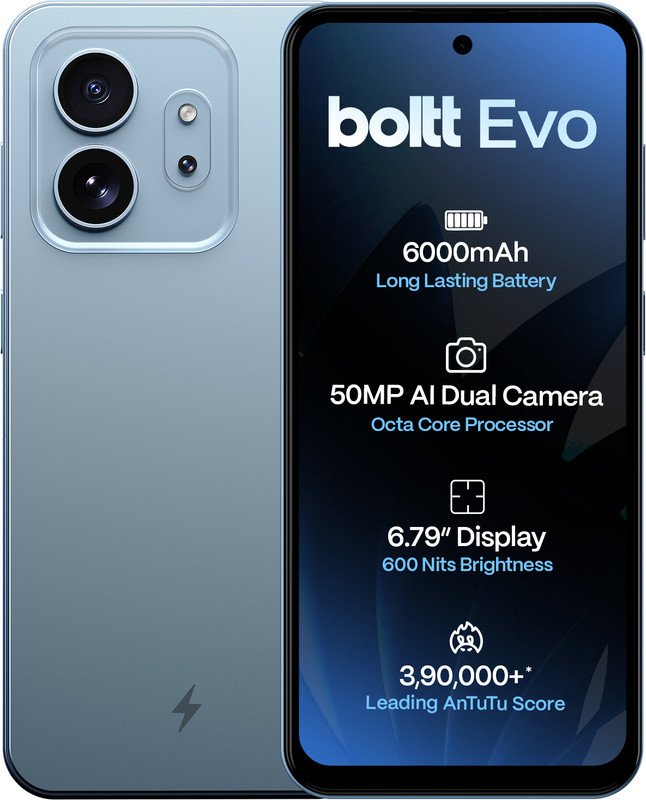 BOLTT EVO (Sky Blue, 64 GB)(4 GB RAM)