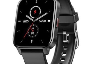 boAt Wave Call 2 Plus Smart Watch w/Bilingual Support (Hindi/English), 1.96”(4.97 cm) HD Display, BT Calling, 100+Sports Modes, Animated Watch Faces, Voice Assistant(Active Black)