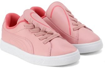 PUMA Girls Lace Sneakers(Pink, 16 Years+)