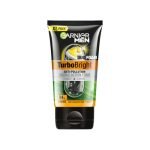 Garnier Men, Face Wash, Brightening & Anti-Pollution, TurboBright Double Action, 155 g
