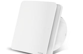 Polycab Freshobreeze Prime| 150mm Energy Efficient Exhaust fan for Kitchen, Bathroom | Noiseless ventilation, Sleek Design Easy to Clean | High Speed, Powerful Motor, 3 Yrs Warranty【White】