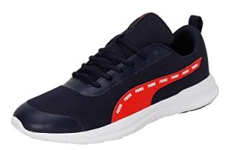 Puma Mens Lite Pro v2 Peacoat-Burnt Red-White Walking Shoe – 7 UK (38885003)
