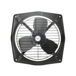 Bajaj Bahar Fresh 225 MM Exhaust Fan | Strong Metal Body And Blades | Noiseless Operations | Rust Proof Body And Blades | 2 Yr Warranty 【Metallic Grey】