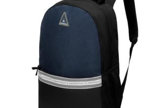 Aristocrat Blake 18L Laptop Backpack (Upto 15.6″),2 Compartments,Blue-Black