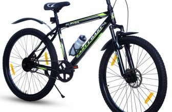 EAST COAST Player 26T cycle/Mountain Bike with front Suspension and Dual Disc Brakes 26 T (inch) Mountain Cycle(Single Speed, Black, Only Front Suspension)