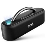boAt Stone Lumos 60W Bluetooth Speaker w/ 7 LED Projection Modes, Hearables App Support, Dual EQs, Up to 9hrs of Playtime, TWS Feature, Built-in Mic, BT v5.3(Midnight Black)