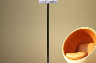 tu casa Floor Lamps Black Metal Base with Blue/Black Cotton (Ikat Print) Shades for Home Décor, Bedrooms, Living Room, Gifting, Diwali Decoration, Dining Space, Study Room, Restaurants (H-56.5″)