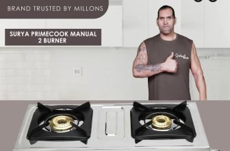 Sigri-wala Surya Primecook Manual Mini Stainless Steel Manual Gas Stove(2 Burners)