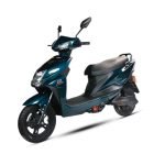 AMO Electric Scooter Single Light Lead Acid Range- 60-70 Km Low Speed Non RTO in Green with Portable Charger (Green)