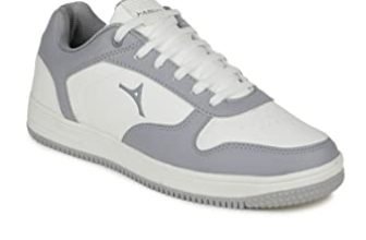 ABROS Mens Park-6 ALGO8010 Synthetic Leather Sneaker Shoes_White/L.Grey_10UK