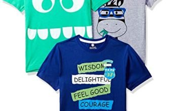 Clotth Theory Boys Printed T-Shirt | Cotton Casual PO3 T-Shirt for Kids | Short Sleeve Round Neck Graphic T-Shirt | Comfortable Everyday Wear for Boys