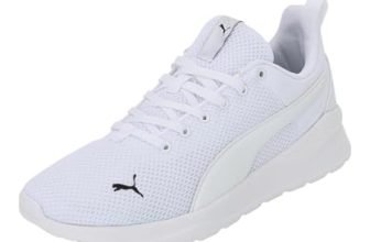 Puma, Unisex-Adult, Anzarun Lite, White- White, Sneaker, 3UK, (37112803)