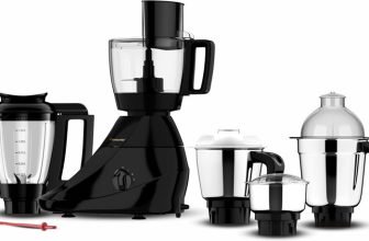 Butterfly Rapid Food Processor 750 W Juicer Mixer Grinder(MAGIC / MAGIC 5 JAR | 5 Jars | Atta Kneading, Veggie Chopping Features and India’s First cool touch Chutney Jar with Air-Gap Cooling | Black)