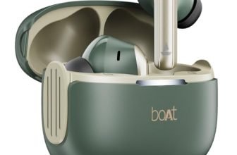 boAt Airdopes 219, 4Mics ENx, 40H Battery, Best in Segment for Calling, App Support, Bluetooth Earbuds, TWS Ear Buds Wireless Earphones with mic (Forest Sage)