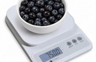 Fitkit Digital Kitchen Food Scale, 10kg Capacity, Grey, LCD Display with Tare & Unit Conversion for Diet Tracking