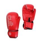 Cult Boxing Gloves for Men & Women | Foam Padding | Punching Bag Gloves for Boxing, Training, Kickboxing, Muay Thai, MMA | 12 Oz Boxing Gloves | Red