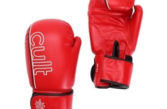 Cult Boxing Gloves for Men & Women | Foam Padding | Punching Bag Gloves for Boxing, Training, Kickboxing, Muay Thai, MMA | 12 Oz Boxing Gloves | Red