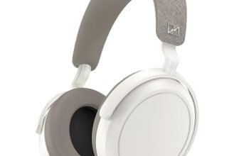 Sennheiser Momentum 4 Wireless Over Ear Headphones, German Design, ANC, 60h Battery, Customizable Sound, 4 Digital Mics for Crystal-Clear Calls, Multipoint Connectivity, 1 Yr Warranty, White