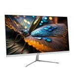 GEONIX 22 Inch (55.88 CM) PC Monitor, FHD IPS 1920x1080P Monitor 75Hz 100% sRGB 178� Wide Viewing Angle PC Monitor, HDMI VGA Port, Low Blue Light Desktop, 3 Years Warranty (White)