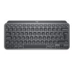 Logitech MX Keys Mini Minimalist Wireless Illuminated Keyboard with Free Adobe Subscription, Compact, Bluetooth, Backlit, USB-C, Metal Build-Graphite