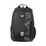 Wildcraft Polyester Backpack for Men & Women – Expedition LPBP 45 Laptop Backpack | Unisex Durable Lightweight & Stylish – Perfect for Daily Use School Travel (Black)