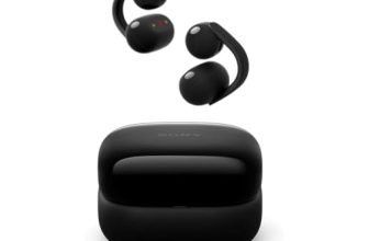 Sony LinkBuds Clip Open-Ear Truly Wireless Earbuds, Comfortable & Secure Fit, Lightweight Clip-On Design, Touch Controls, Ambient Sound Awareness, Water Resistant, Up to 37 Hrs of Playback, Black