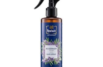 Parachute Advansed Rosemary Water Hair Spray | 100ml | Reduces Hair Breakage* | Non‑Sticky Formula | Natural Shine | Scalp‑Soothing