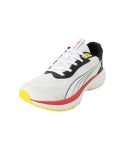 PUMA Men, Galaxis Pro, White-Black-Active Red, Running Shoe, 8UK, (31176703)