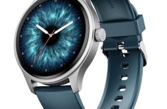 boAt Lunar Discovery Neo, 1.39″ (3.5 cm) Round HD Display, Premium Metallic Finish, Animated Watchfaces, 100+ Sports Mode, Bluetooth Calling, Smart Watch for Men & Women (Ocean Blue)