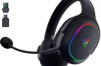 Razer Barracuda X Chroma Smartchoice Wireless Gaming Headset, SmartSwitch HyperSpeed & Bluetooth, 6-Zone Chroma RGB, 40mm Drivers, Detachable HyperClear Cardioid Mic, Multi-Platform, Black