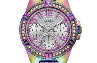 GUESS Round 40mm Silver Dial Analog Women Watch – GW0044L1