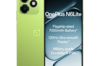 OnePlus N6 Lite | 4GB+64GB | Neo Green | Massive 7000mAh Long-Lasting Battery | 120Hz Ultra Smooth Display | 36 Months Fast & Smooth | Military-Grade Durability