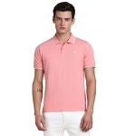 Dennis Lingo Men’s Pink Slim Fit Polo T-Shirt