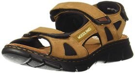 Woodland Men’s Cashew Brown Leather Sandal-7 UK (41 EU) (GD 3253119)