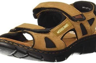 Woodland Men’s Cashew Brown Leather Sandal-7 UK (41 EU) (GD 3253119)