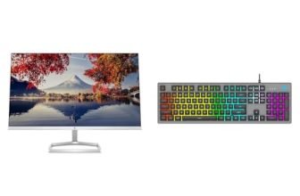 HP M22f 21.5-inches, 54.6 cm, FHD Monitor Eye Safe Certified Full HD IPS 3-Sided Micro-Edge Monitor,