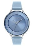 French Connection Amour | Sky Blue Sunray Dial | Roman Numerals | Blue Strap | Analog Watch for Women – FCN00075J