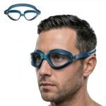 Lifelong Swimming Goggles for Men & Women | Swim Goggles for Adults with Adjustable Strap | UV Protection & Anti-Fog Swimming Glasses | Silicone Swim Goggles| Universal Fit Nose Bridge, Blue