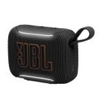 JBL Go 5 Portable Bluetooth Speaker with Pro Sound & Deep Bass, Ambient Edge Lighting, Upto 10 Hours Playtime, IP68 Waterproof, AirTouch Pairing, Auracast, USB-C Lossless Audio (Black)