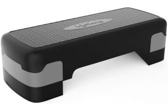 Lifelong Polypropylene Exercise Fitness Stepper for Exercise Aerobics Stepper | Max Weight 200kg (Black & Grey)
