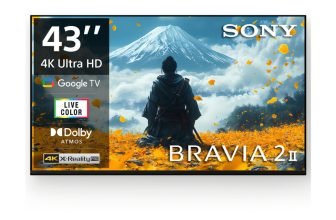 SONY BRAVIA 2 II 108 cm (43 inch) Ultra HD (4K) LED Smart Google TV(K-43S22BM2)