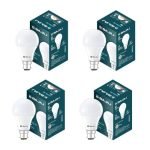 Bajaj Ivora Hb Led Lamp 9W Cdl Cool Daylight B22D|Energy Efficient|Environment Friendly|Ir,Uv Free|3.5 Kv Surge Protection|Led Bulb For Home|(Pack Of 4)|1 Yr Warranty