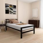 Nilkamal SLEEP Striker Metal Single Bed, 199 cm x 98 cm (6.53 ft x 3.22 ft)(Finish Color – Black, Delivery Condition – Knock Down)