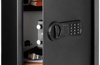 Amazon Basics Digital Safe With Electronic Keypad Locker For Home, Gross Capacity – 58L (Net – 51L), Black