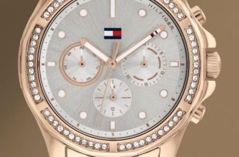 TOMMY HILFIGER Women Grey Dail Watch Tommy Hilfiger Multifunction Grey Dial Rose Gold SS Strap Analog Watch  – For Women